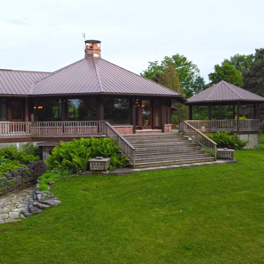 Deck and Gazebo facing the shore